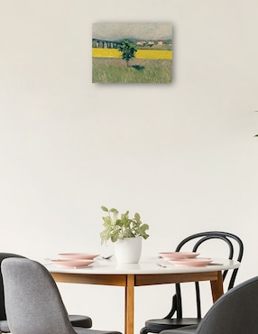 Cuadro decorativo Pradera del Puente Argenteuil técnica mixta Cuadros Jr Campos