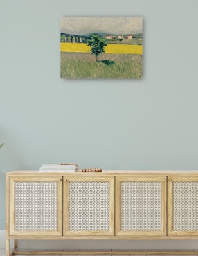Cuadro decorativo Pradera del Puente Argenteuil técnica mixta Cuadros Jr Campos
