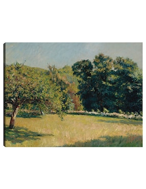 Cuadro decorativo Un jardín en Trouville (1882) técnica mixta Cuadros Jr Campos
