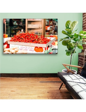 Cuadro decorativo Industria Grafica Ciento 23 Chiles rojos