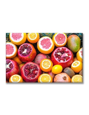 Cuadro decorativo Industria Grafica Ciento 23 granadas y naranjas