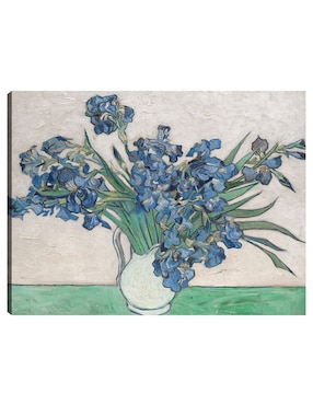 Cuadro decorativo Iris 1890 técnica mixta Cuadros Jr Floreros