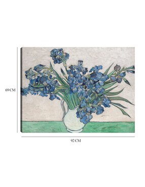 Cuadro decorativo Iris 1890 técnica mixta Cuadros Jr Floreros