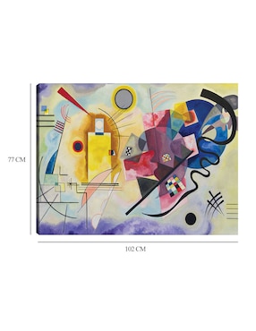 Cuadro decorativo Gelb - Rot - Blau (amarillo-rojo-azul), 1925 técnica mixta Cuadros Jr Colores