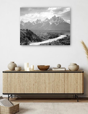 Cuadro decorativo Montañas Tetons - Río Snake técnica mixta Cuadros Jr Inspiración