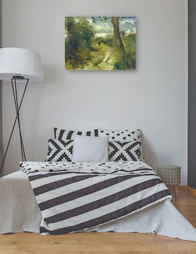 Cuadro decorativo Paisaje entre tormentas técnica mixta Cuadros Jr Caminos