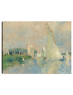 Cuadro decorativo Regata en Argenteuil técnica mixta Cuadros Jr Playas