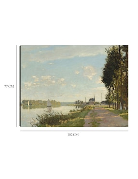 Cuadro decorativo Argenteuil técnica mixta Cuadros Jr Ríos