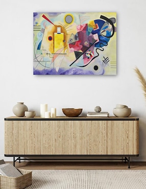 Cuadro decorativo Gelb - Rot - Blau (amarillo-rojo-azul), 1925 técnica mixta Cuadros Jr Colores