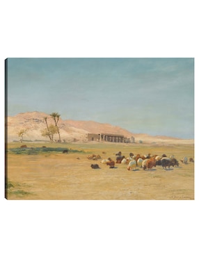 Cuadro decorativo Paisaje egipcio técnica mixta Cuadros Jr Desiertos