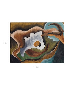 Cuadro decorativo Cabra (1935) técnica mixta Cuadros Jr Formas