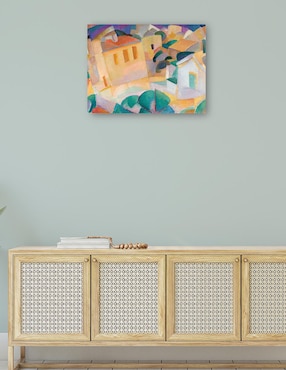 Cuadro decorativo Mallorca, Terreno (1914) técnica mixta Cuadros Jr Formas