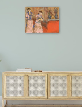 Cuadro decorativo Dos mujeres técnica mixta Cuadros Jr Gente