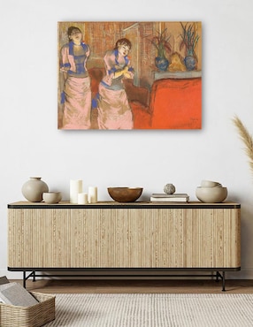Cuadro decorativo Dos mujeres técnica mixta Cuadros Jr Gente