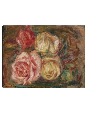 Cuadro Decorativo Rosas (1917) Técnica Mixta Cuadros Jr Floración