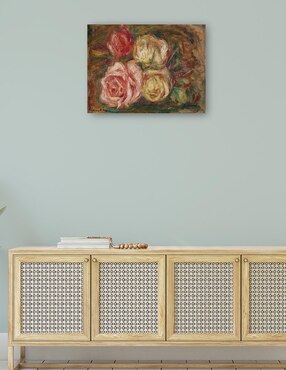 Cuadro decorativo Rosas (1917) técnica mixta Cuadros Jr Floración