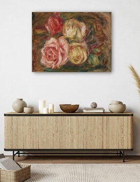 Cuadro decorativo Rosas (1917) técnica mixta Cuadros Jr Floración