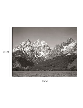 Cuadro decorativo Parque Nacional Teton, Wyoming técnica mixta Cuadros Jr Inspiración