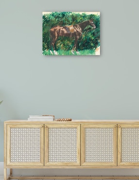Cuadro decorativo Un caballo técnica mixta Cuadros Jr Campos