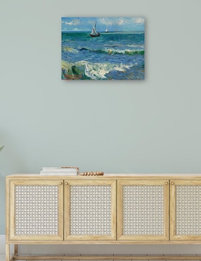 Cuadro decorativo Paisaje marino cerca de Les Saintes Maries de la Mer técnica mixta Cuadros Jr Navegación