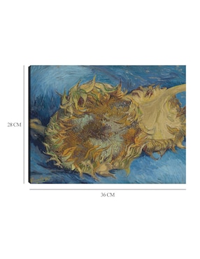Cuadro decorativo Girasoles (1887) técnica mixta Cuadros Jr