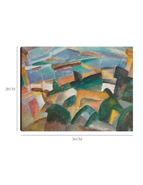 Cuadro decorativo Paisaje (1914) técnica mixta Cuadros Jr Lugares