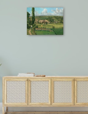Cuadro decorativo Paisaje en Les Patis, Pontoise técnica mixta Cuadros Jr Campos