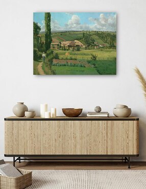 Cuadro decorativo Paisaje en Les Patis, Pontoise técnica mixta Cuadros Jr Campos