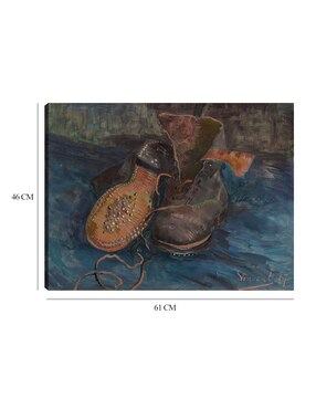 Cuadro decorativo Un par de botas (1887) técnica mixta Cuadros Jr