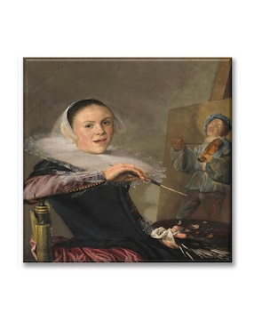 Cuadro Decorativo Industria Gráfica Ciento 23 Autorretrato De Judith Leyster