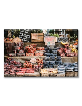 Cuadro decorativo Industria Grafica Ciento 23 mercado de frutas