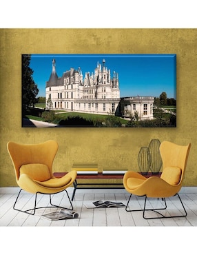 Cuadro decorativo Industria Grafica Ciento 23 castillo visto detrás