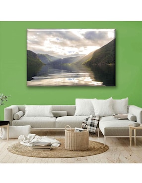 Cuadro decorativo Industria Grafica Ciento 23 Lago entre montañas