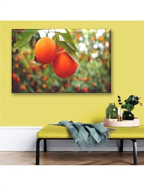 Cuadro decorativo Industria Grafica Ciento 23 Cosecha de naranjas