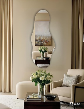 Espejo irregular Ard Decorativo de pared Glanz Cloud