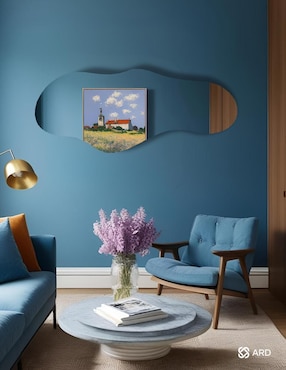 Espejo irregular Ard Decorativo de pared Glanz Cloud