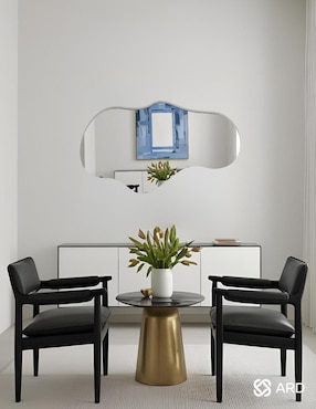 Espejo irregular Ard Decorativo de pared Glanz Cloud