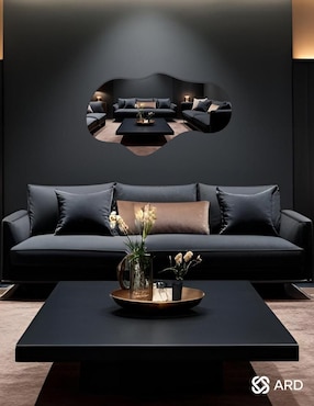 Espejo irregular Ard Decorativo de pared Glanz Cloud