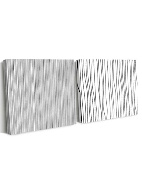 Cuadro decorativo Canvas Art set de líneas verticales divisorias con barniz a registro