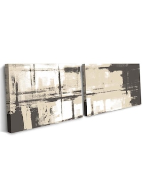 Cuadro decorativo Canvas Art set de pintura irregular elegante con barniz a registro