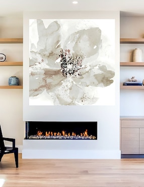 Cuadro decorativo Corola Neutral I técnica mixta Cuadros Jr Floración