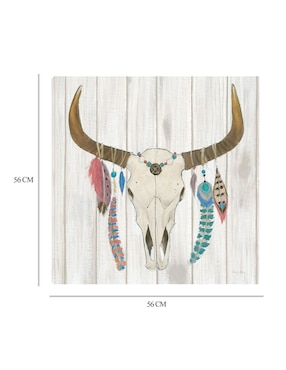 Cuadro decorativo Bohemio Creciente I técnica mixta Cuadros Jr Símbolos
