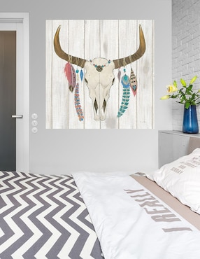 Cuadro decorativo Bohemio Creciente I técnica mixta Cuadros Jr Símbolos