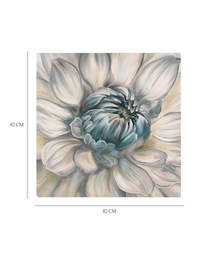 Cuadro decorativo Dahlia Azul II técnica mixta Cuadros Jr Floración