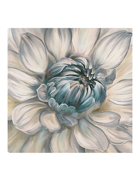 Cuadro decorativo Dahlia Azul II técnica mixta Cuadros Jr Floración