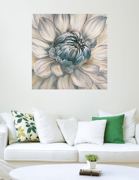 Cuadro decorativo Dahlia Azul II técnica mixta Cuadros Jr Floración