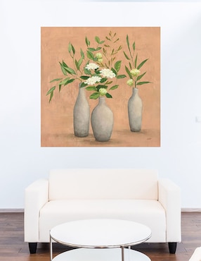 Cuadro decorativo Bouquet natural I técnica mixta Cuadros Jr Floreros