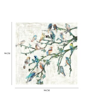 Cuadro decorativo Alas de Primavera I técnica mixta Cuadros Jr Aves Silvestres