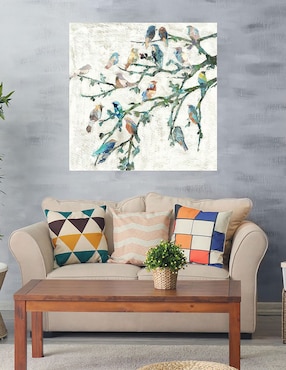 Cuadro decorativo Alas de Primavera I técnica mixta Cuadros Jr Aves Silvestres