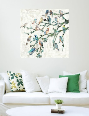 Cuadro decorativo Alas de Primavera I técnica mixta Cuadros Jr Aves Silvestres